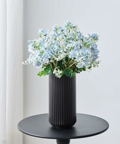 Black Ceramic Flower Vase TH27