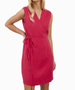 Red Sleeveless Mini Dress TH3