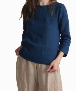 Relaxed Linen Blouse TH6