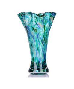 Wide Mouth Green Flower Vase TH18